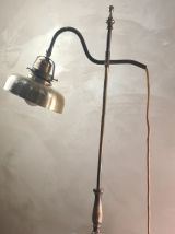 lampe de bureau 1900 a 30s  laiton reglable     64x40    bie