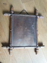 Miroir bambou 47x41 cm