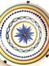 Nevers ou Auxerrois, assiette en faïence vers 1800 