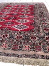 Tapis vintage Ouzbek Bukhara fait main, 1C896