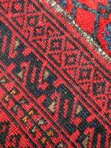 Tapis vintage Afghan Baluch fait main, 1C902