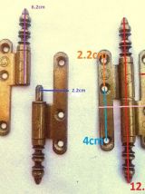 Paumelles rustiques Loutre  sedan