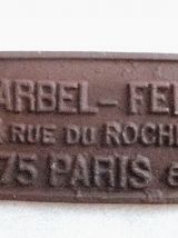 plaques  de Wagon ARBEL anciennes , vintage
