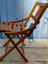 Chaise pliante en bois pour enfant