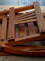 Chaise pliante en bois pour enfant