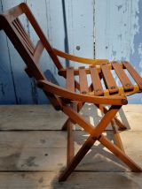 Chaise pliante en bois pour enfant