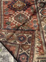 Tapis ancien Caucasien Kazak fait main, 1B934