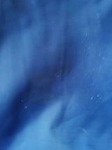 Sac de plage fourre bleu motif vintage retro année 70-80