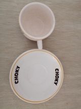 TASSE ET SOUS TASSE MARQUE CHOKY.