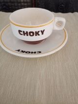 TASSE ET SOUS TASSE MARQUE CHOKY.