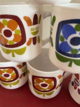 Lot mugs tasse set condiment Mobil