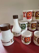 Lot mugs tasse set condiment Mobil