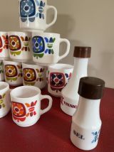 Lot mugs tasse set condiment Mobil