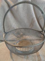 panier cuisine métal tresser 