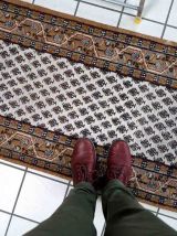 Tapis vintage Indien Seraband fait main, 1C914