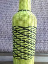 Bouteille scoubidou - Années 70 