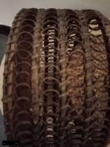 boite ronde en fibre végétale 