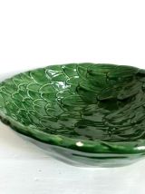 Coupe artichaut en barbotine vintage 