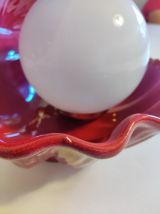 lampe coquillage bordeaux