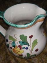 Carafe céramique poterie d'art signées Italie 629/16