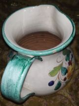 Carafe céramique poterie d'art signées Italie 629/16