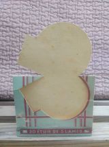 Ancien présentoir en carton pour les lames de rasoir MIRA