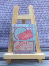 Ancien présentoir en carton pour les lames de rasoir MIRA