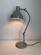 Lampe vintage 1950 industrielle Jumo GS1 grise souris - 55 c