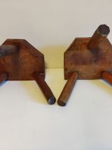 tabourets de campagne anciens