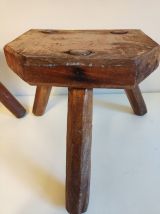 tabourets de campagne anciens