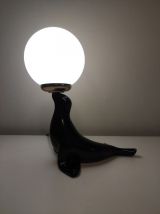 lampe otarie noire et blanche