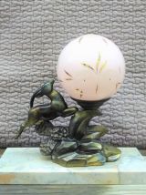 Lampe de chevet/veilleuse  signé Limousin - Art déco 