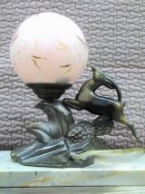 Lampe de chevet/veilleuse  signé Limousin - Art déco 