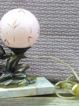 Lampe de chevet/veilleuse  signé Limousin - Art déco 