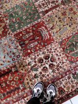 Tapis vintage Persan Qum, 1C927