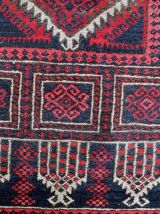 Tapis vintage Afghan Baluch fait main, 1C929