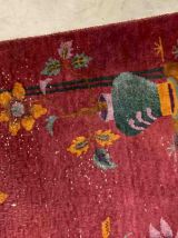 Tapis ancien Chinois Art Deco fait main, 1B942