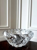 Cendrier en cristal Daum France, années 1950