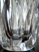 Vase art déco Saint Louis en cristal taillé 