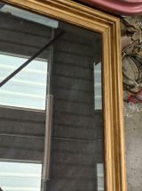 miroir doré sur bois   , 89x59 tres elegant glasse bisoté   