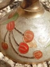 chandelier, bougeoir 2 feux, laiton