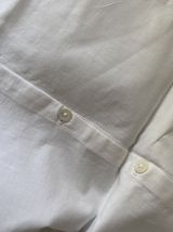 Taie d oreiller en coton métis blanc monogramme MR.