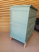 Commode vintage années 50 pieds compas
