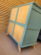 Commode vintage années 50 pieds compas