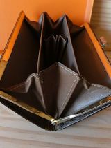 Grand porte billets/monnaie en cuir