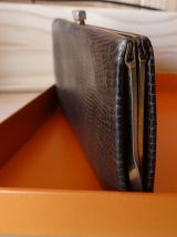 Grand porte billets/monnaie en cuir