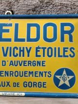 Plaque en tôle lithographiée Mieldor (Vichy étoiles)