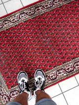 Tapis vintage Indien Seraband fait main, 1C940