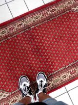 Tapis vintage Indien Seraband fait main, 1C941