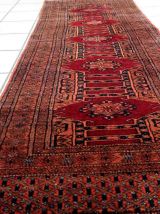 Tapis vintage Ouzbek Bukhara fait main, 1C942